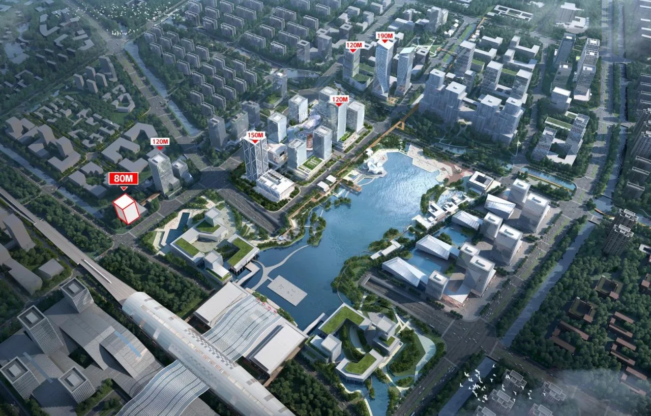 BIM Architecture | Changzhou High Speed Rail New City Navigation Building/Jianhe Architecture
