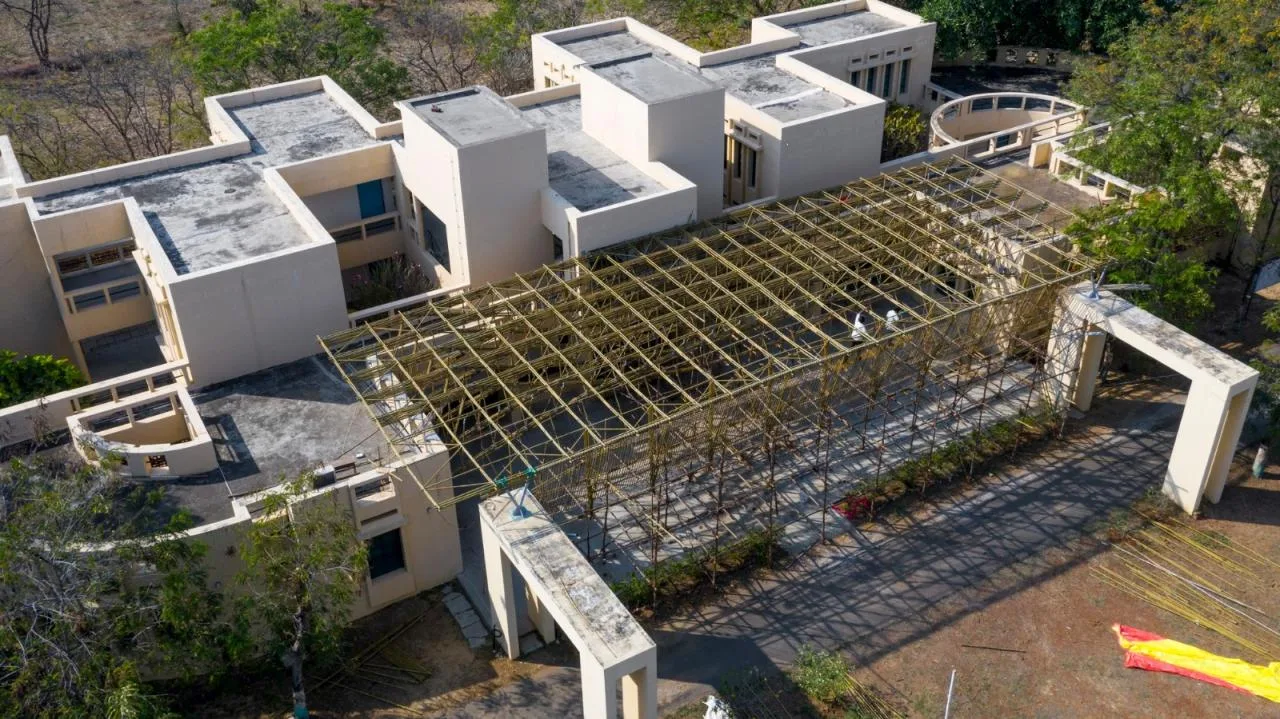 BIM Architecture | Craftsman Bamboo System Yogashala/ThumbImpressions