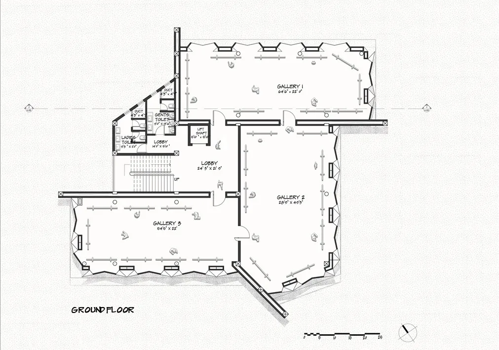 First floor plan of Manshakti Mindgym Museum