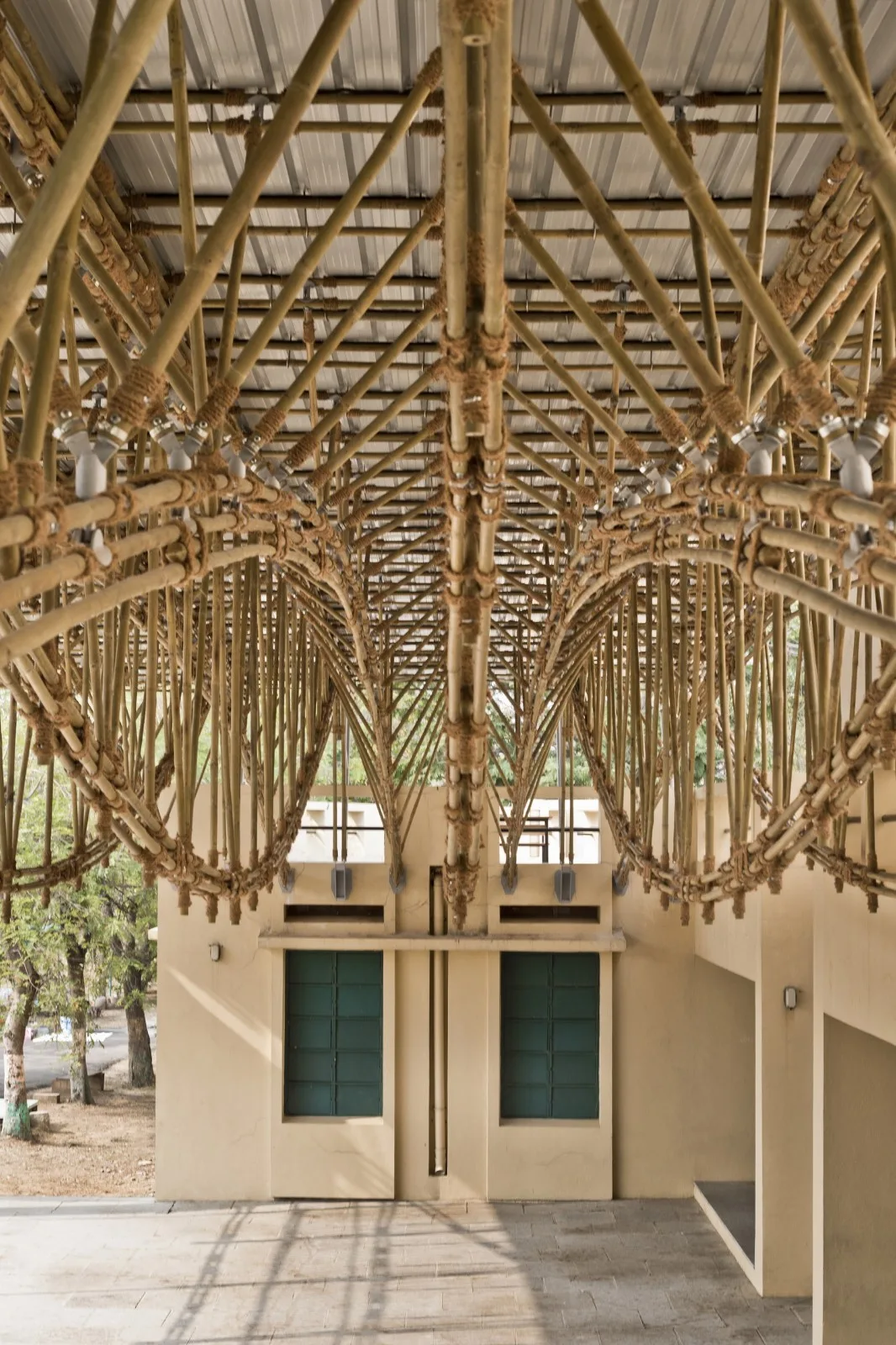 BIM Architecture | Craftsman Bamboo System Yogashala/ThumbImpressions