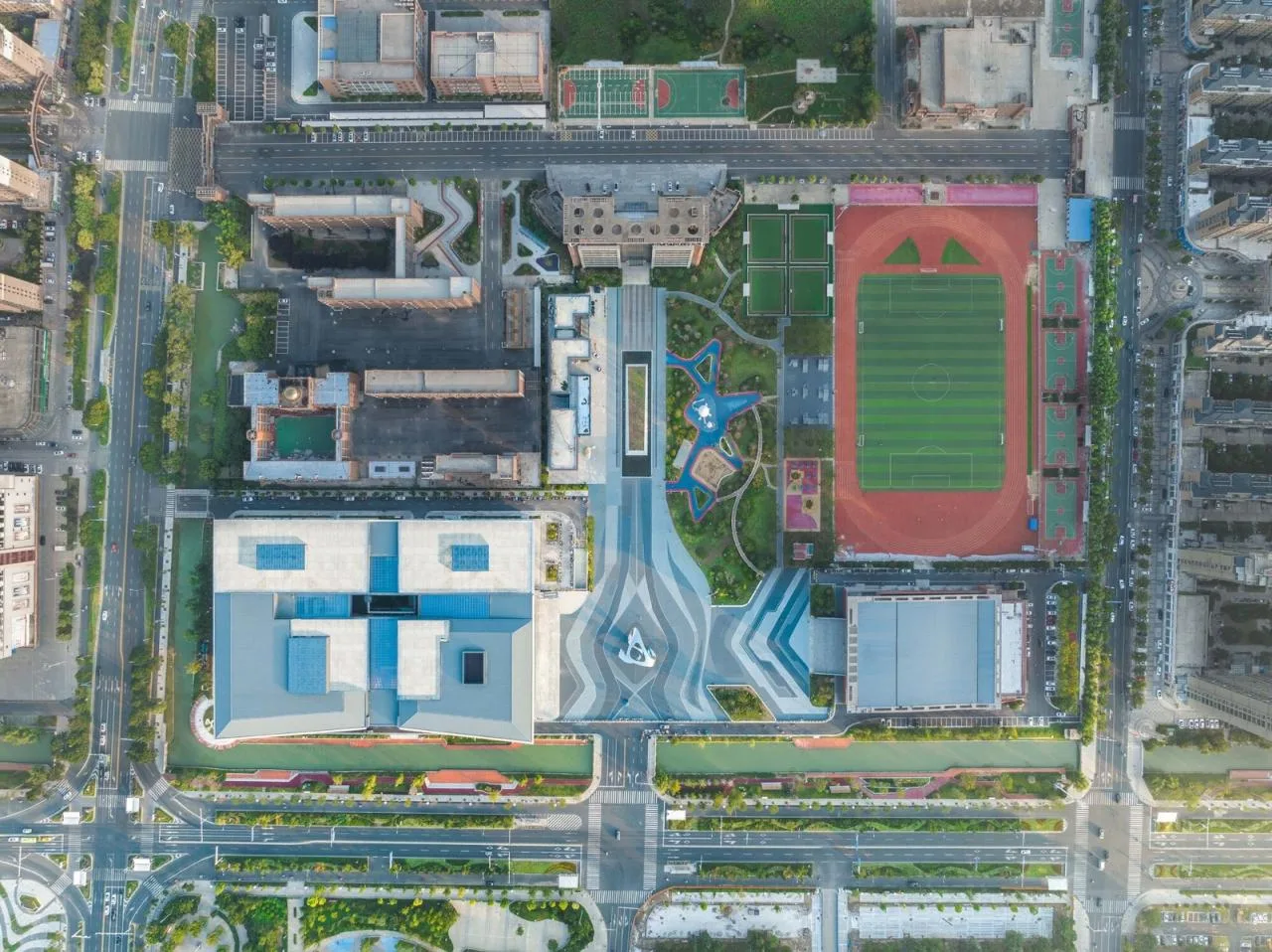 BIM Architecture | Xiangshui Cultural and Art Center/ATAH Landscape Architecture