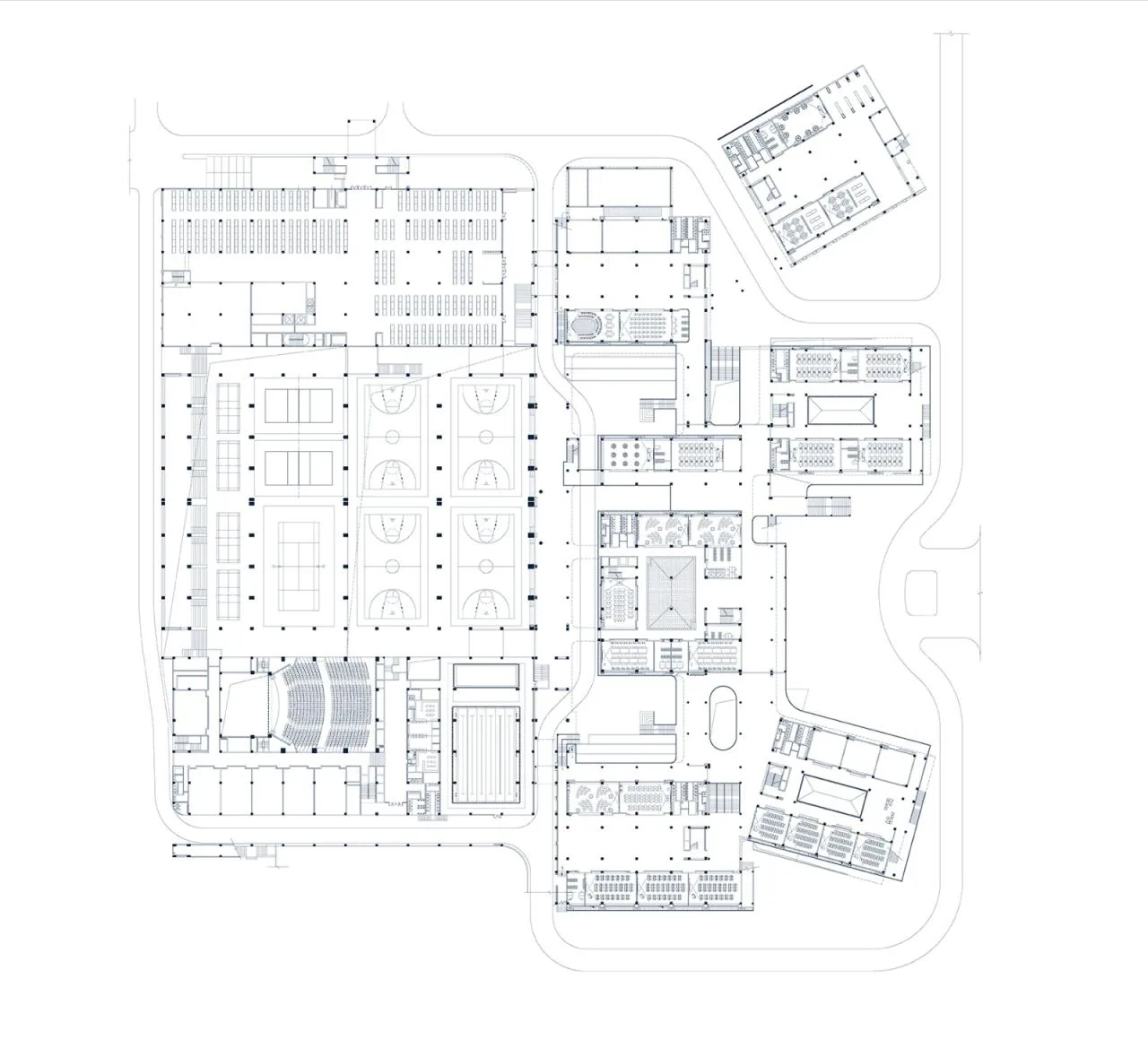BIM Architecture | Taishan Guangxu Experimental School/Xiangwai Construction Studio