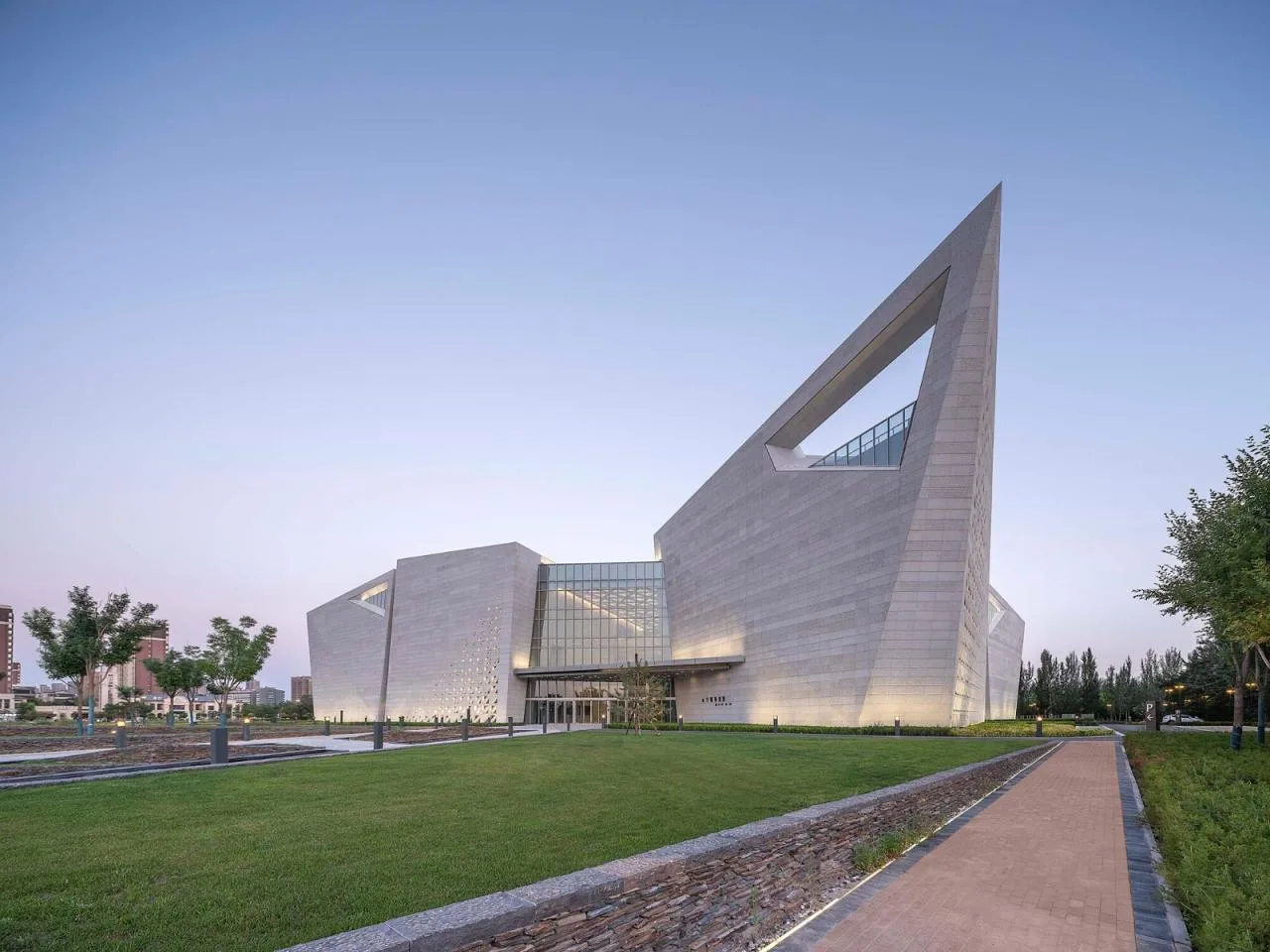 BIM Architecture | Ningxia Art Museum/Architectural Landscape Design