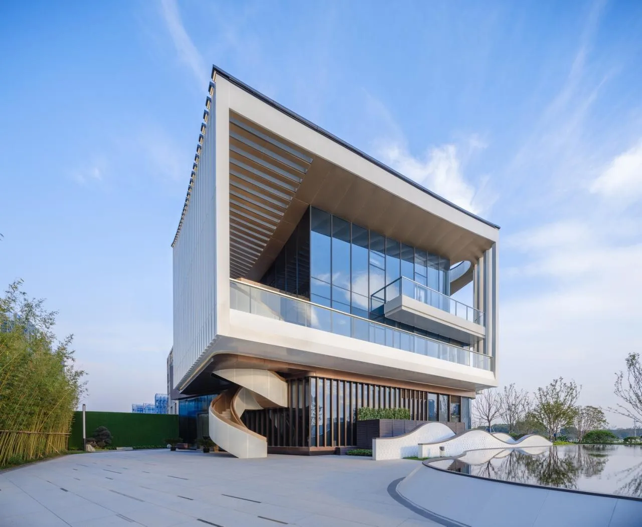 BIM Architecture | Yangtze River Delta Science and Technology Dahuangxin Research Institute: Creating a Jiangnan Water Town style Characteristic Industrial Park/Sanyi Architecture at the 'Origin' of the Yangtze River Delta