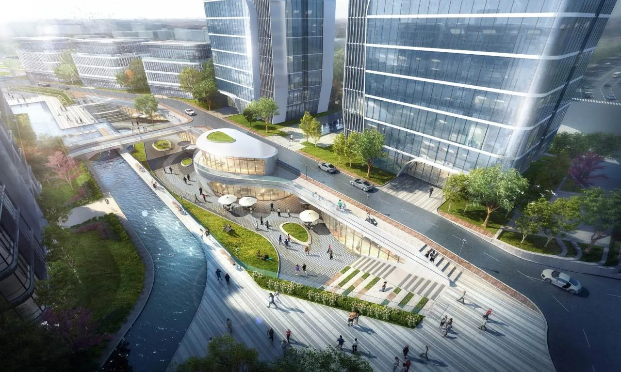 BIM Architecture | Yangtze River Delta Science and Technology Dahuangxin Research Institute: Creating a Jiangnan Water Town style Characteristic Industrial Park/Sanyi Architecture at the 'Origin' of the Yangtze River Delta