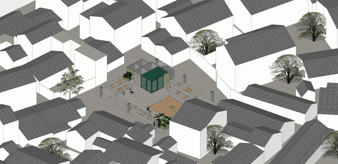BIM Architecture | Meeting Room in Bache School Town/Proper Design
