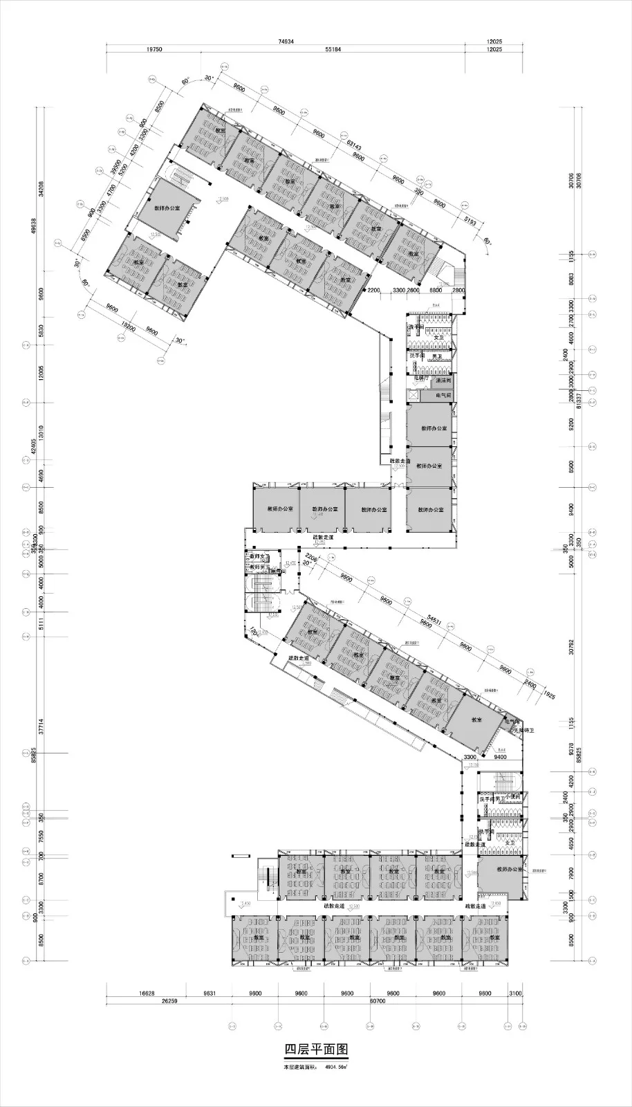 BIM Architecture | Xingshan Leshui Shuzihua: Changjiang Art Engineering Vocational College 3 # Teaching and Training Building/Hubei Jianyifeng Engineering Design Co., Ltd