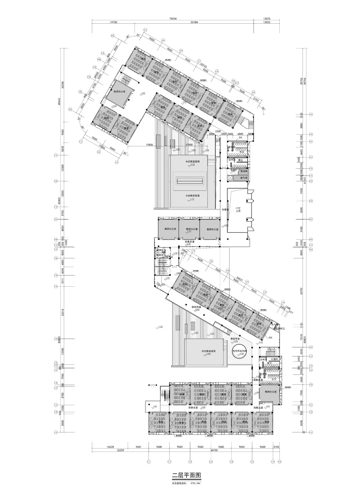 BIM Architecture | Xingshan Leshui Shuzihua: Changjiang Art Engineering Vocational College 3 # Teaching and Training Building/Hubei Jianyifeng Engineering Design Co., Ltd
