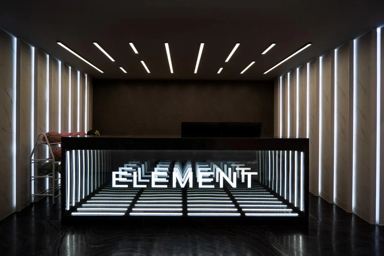 BIM Architecture | Girl's Heart Basketball Hall: Element Sports Basketball Hall Olive Tree Store, Kunming/Pingjie Design