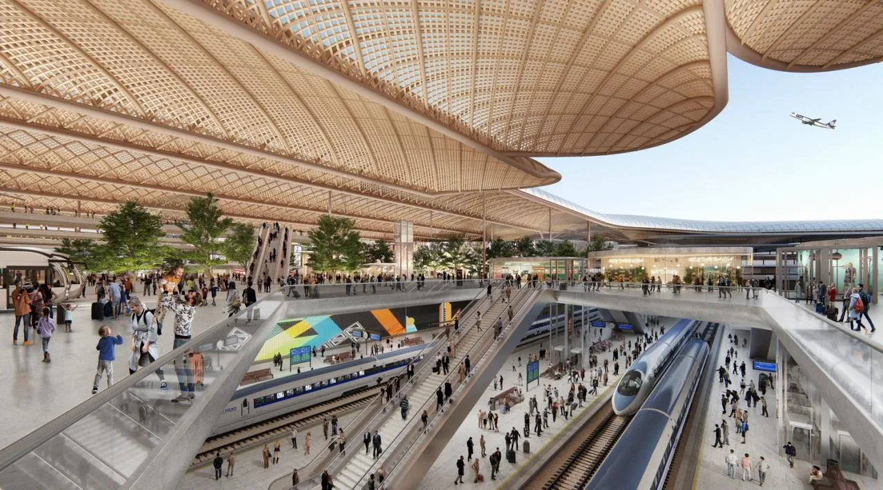 BIM Architecture | Poland CPK Airport Competition: Weaving Design/Foster+Partners wins