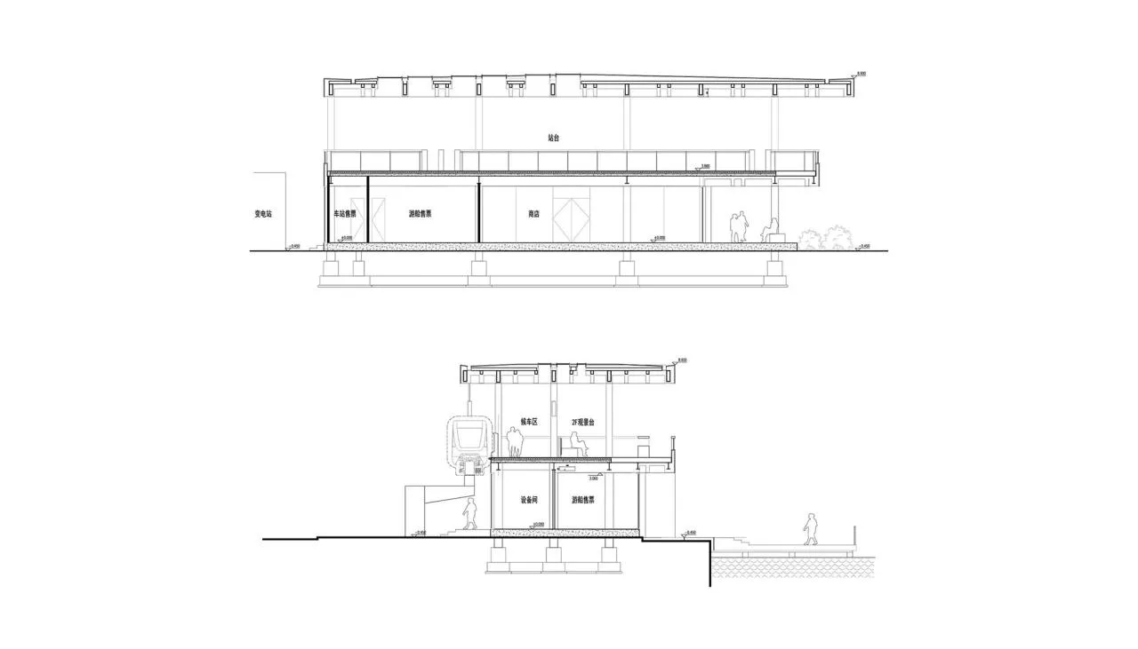 BIM Architecture | Qujiang Tourism Light Rail Station Renovation and Upgrading/Shanghai Bingren Architectural Firm