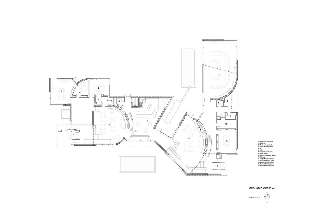 BIM Architecture | Rubinstein Public Activity Room at Princeton Institute for Advanced Study/Steven Hall Architects