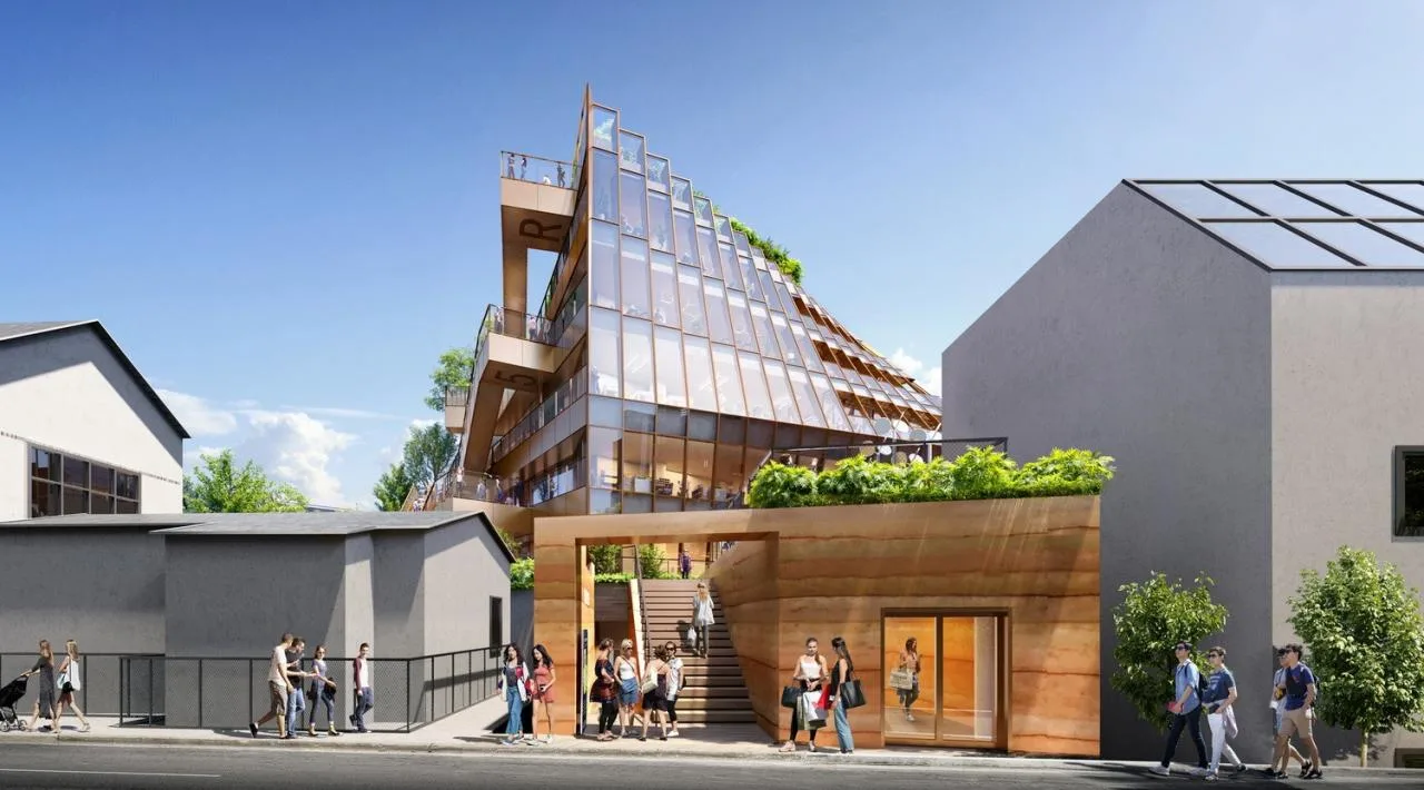 BIM Architecture | Two sided Architecture: Harajuku Quest/OMA, Harajuku, Tokyo