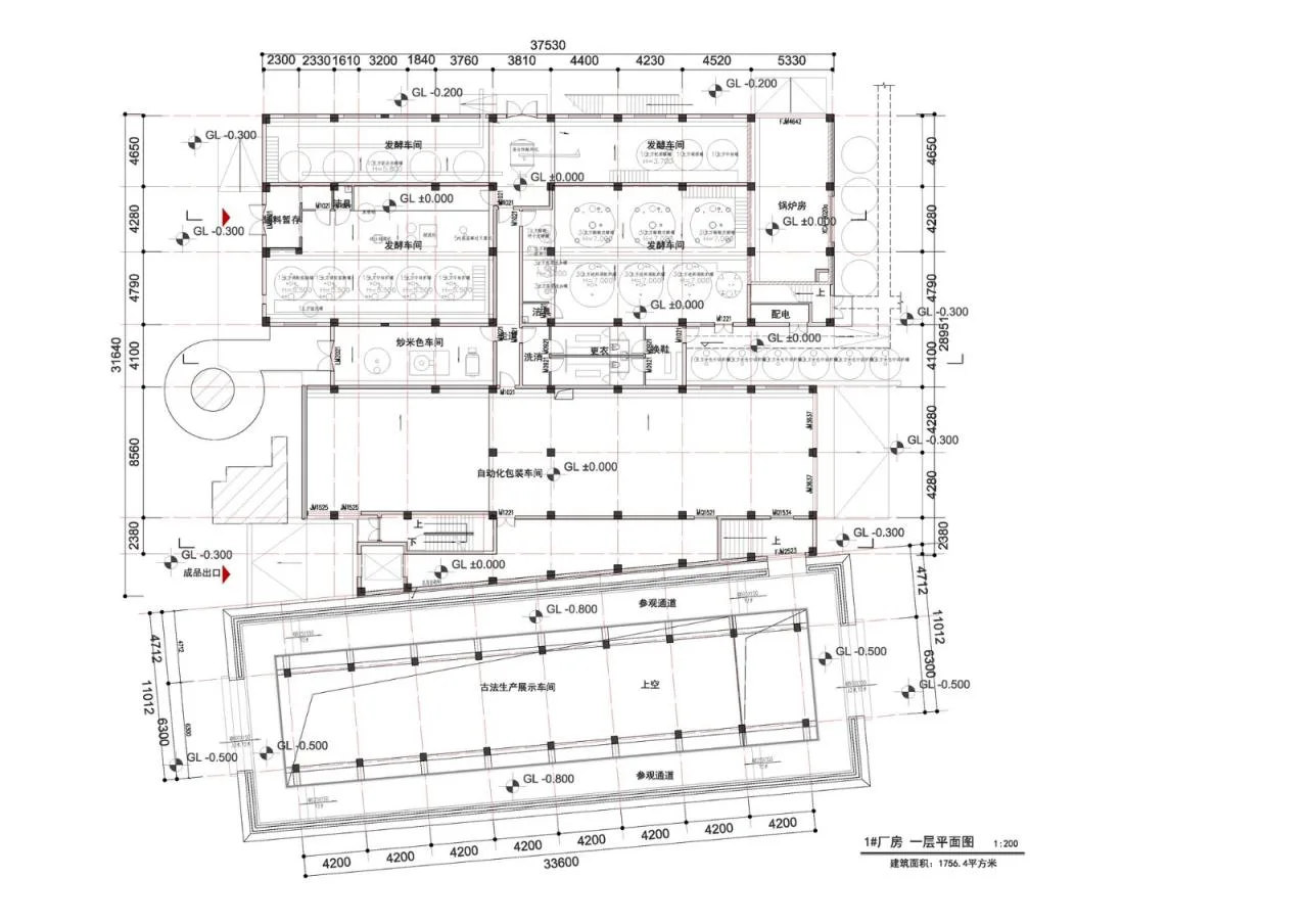 BIM Architecture | Yongchun Qiaoxin Red Vinegar Sightseeing Factory/Boyue Architectural Design