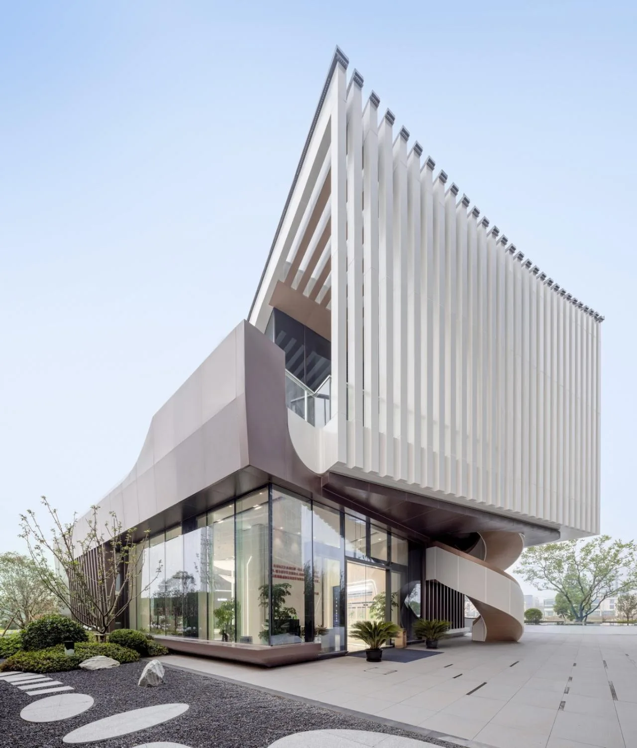 BIM Architecture | Yangtze River Delta Science and Technology Dahuangxin Research Institute: Creating a Jiangnan Water Town style Characteristic Industrial Park/Sanyi Architecture at the 'Origin' of the Yangtze River Delta