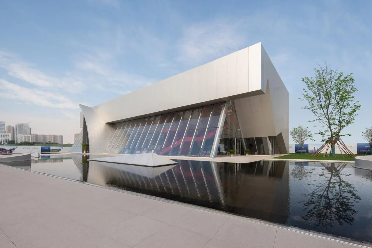 BIM Architecture | Chongwen Langyue Exhibition Center in Jinghe New City, Xi'an/AOE Construction Team