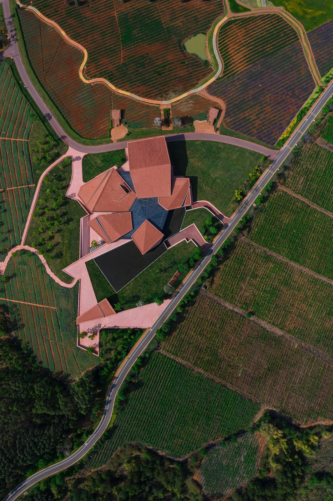 BIM Architecture | Red Stone Array, Yunnan Dongfeng Yun Art Center/Meng Fanhao