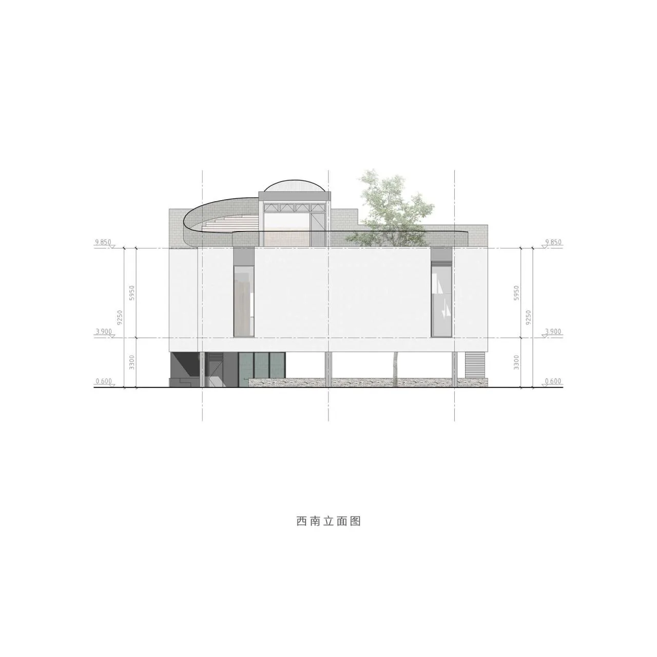 BIM Architecture | Meeting Room in Bache School Town/Proper Design