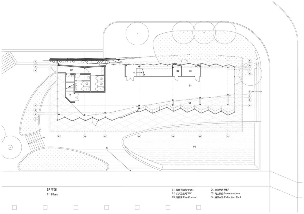BIM Architecture | Jiaozi Avenue Wooden Roof Restaurant/Zhiye Building