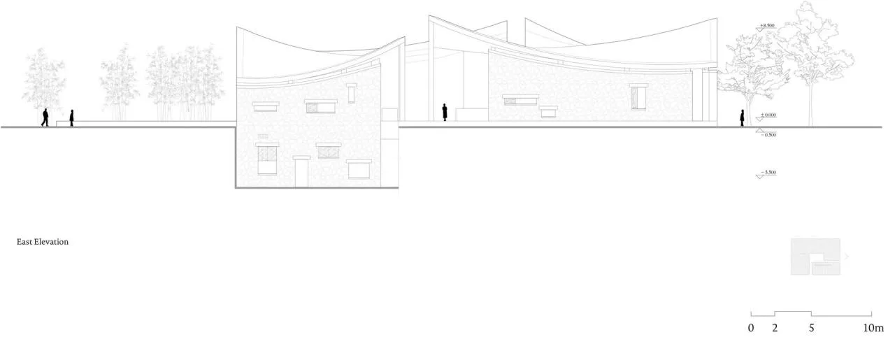 BIM Architecture | Zibo Overseas Chinese Town Art Center/Zhu Pei Architectural Design Firm