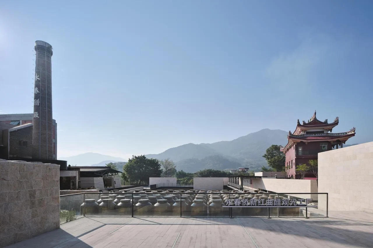 BIM Architecture | Yongchun Qiaoxin Red Vinegar Sightseeing Factory/Boyue Architectural Design