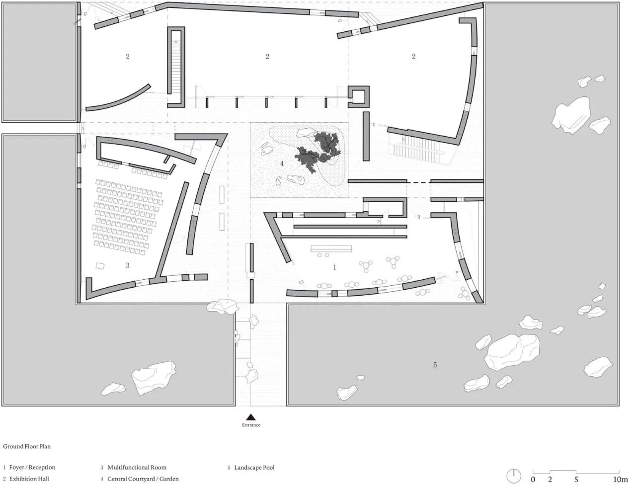 BIM Architecture | Zibo Overseas Chinese Town Art Center/Zhu Pei Architectural Design Firm