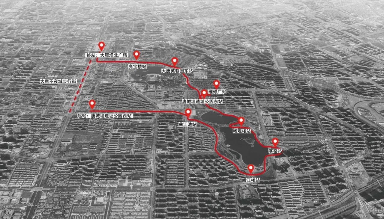 BIM Architecture | Qujiang Tourism Light Rail Station Renovation and Upgrading/Shanghai Bingren Architectural Firm