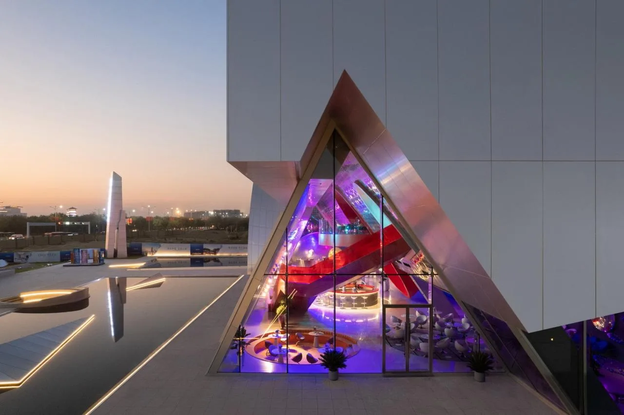 BIM Architecture | Chongwen Langyue Exhibition Center in Jinghe New City, Xi'an/AOE Construction Team