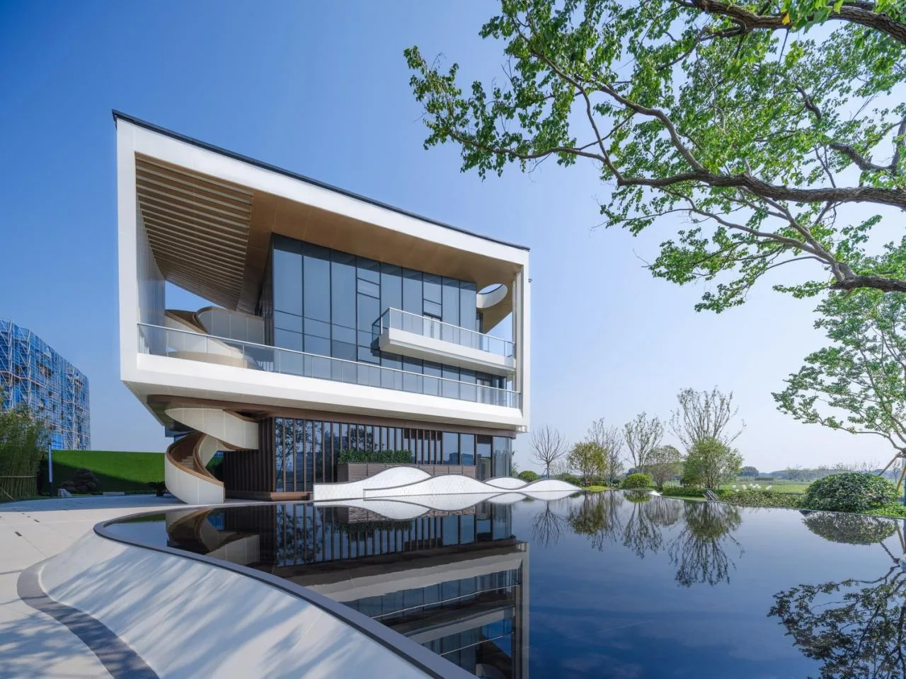 BIM Architecture | Yangtze River Delta Science and Technology Dahuangxin Research Institute: Creating a Jiangnan Water Town style Characteristic Industrial Park/Sanyi Architecture at the 'Origin' of the Yangtze River Delta