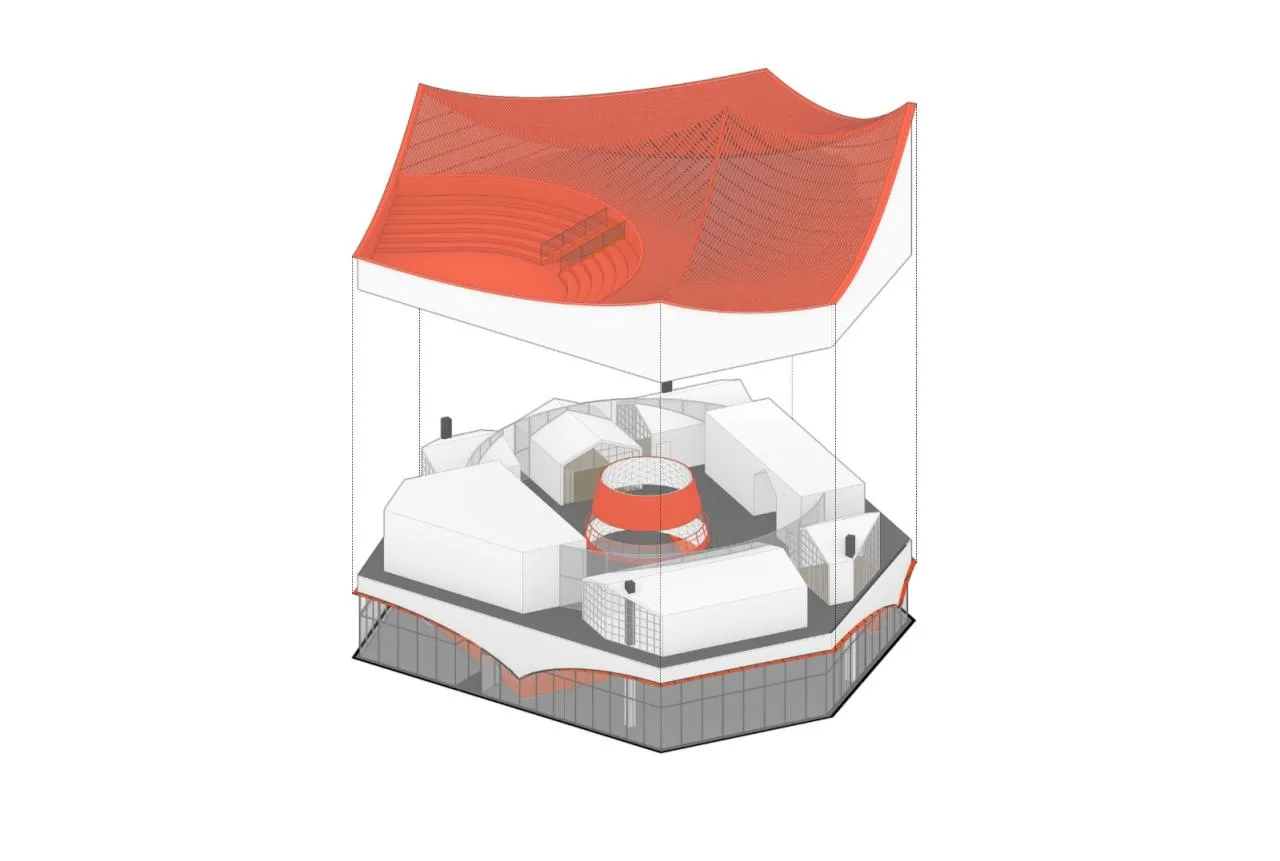 BIM Architecture | Flying Red Mountain/Wutopia Lab