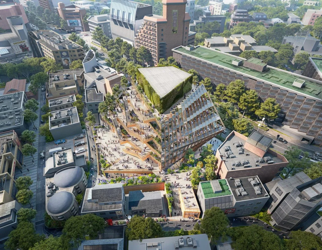 BIM Architecture | Two sided Architecture: Harajuku Quest/OMA, Harajuku, Tokyo