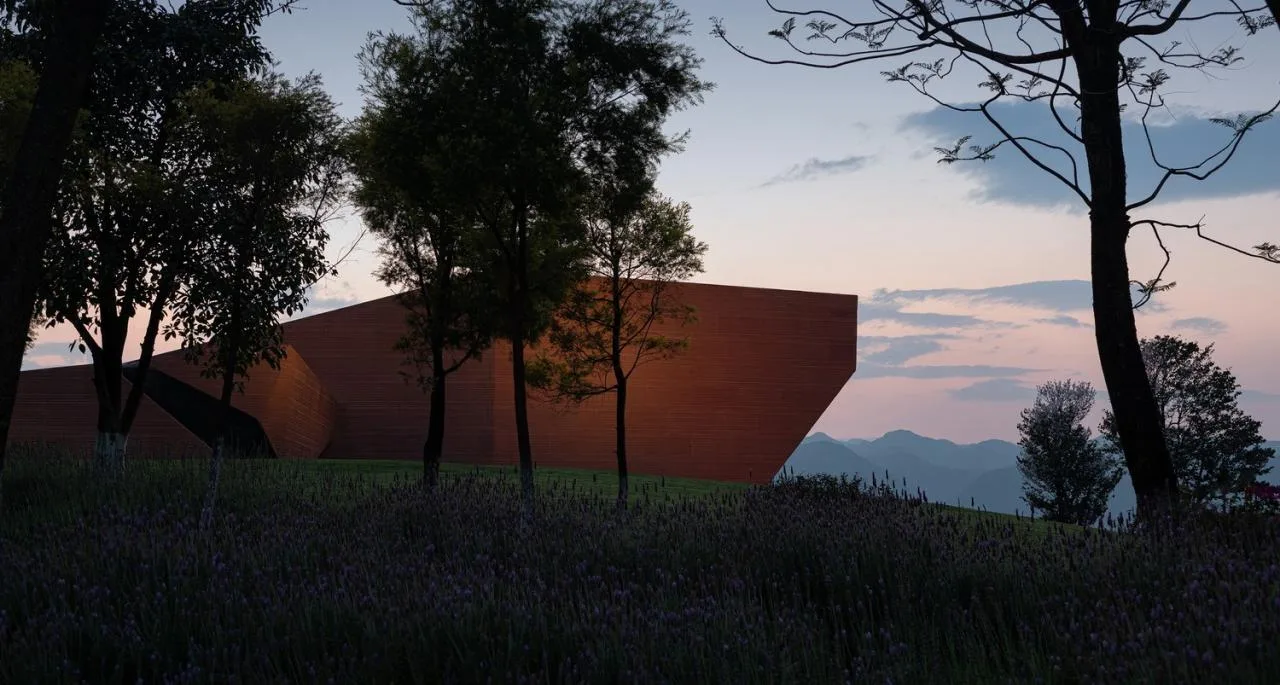 BIM Architecture | Red Stone Array, Yunnan Dongfeng Yun Art Center/Meng Fanhao