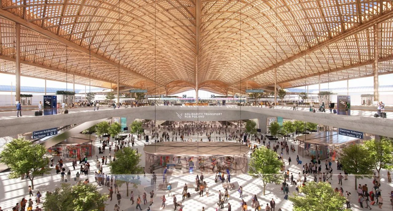 BIM Architecture | Poland CPK Airport Competition: Weaving Design/Foster+Partners wins