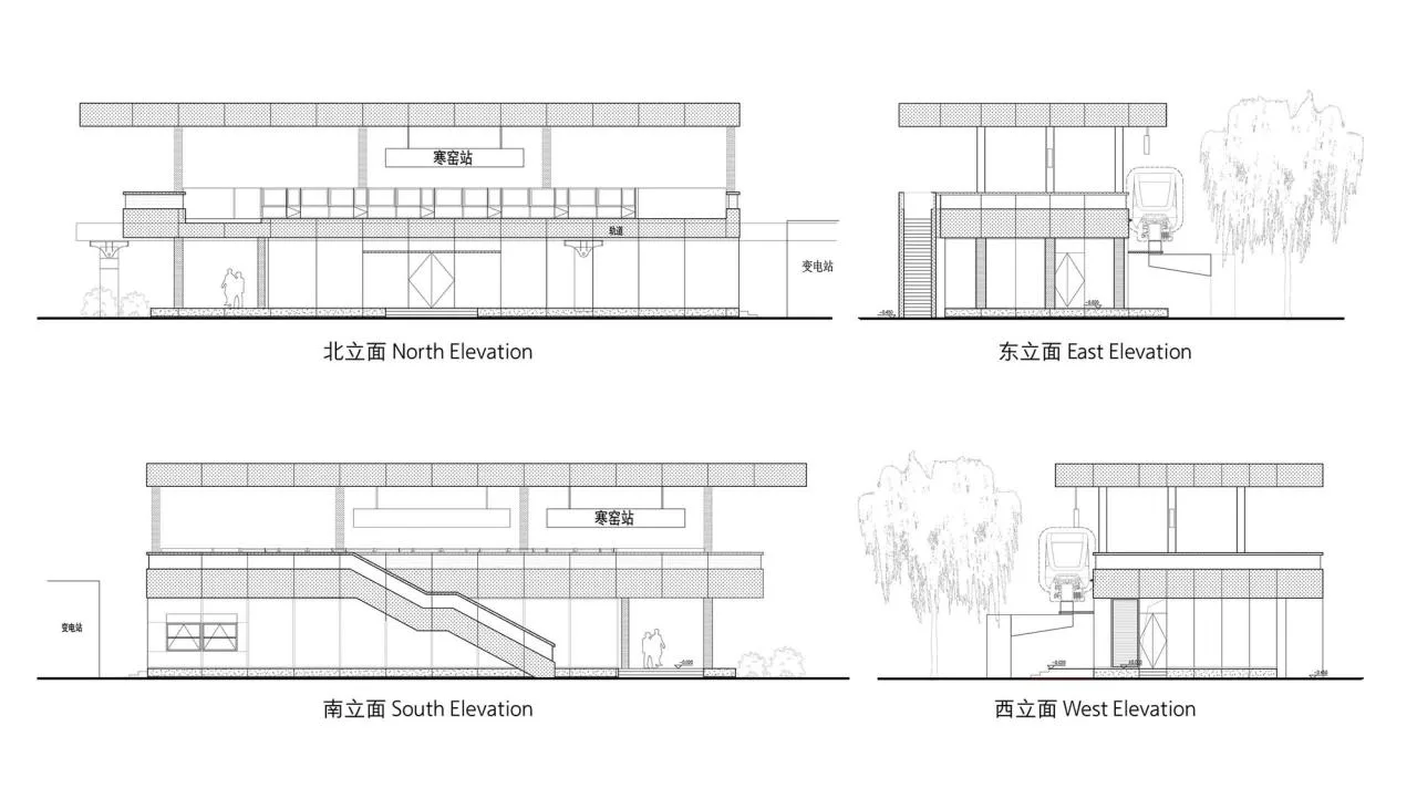 BIM Architecture | Qujiang Tourism Light Rail Station Renovation and Upgrading/Shanghai Bingren Architectural Firm