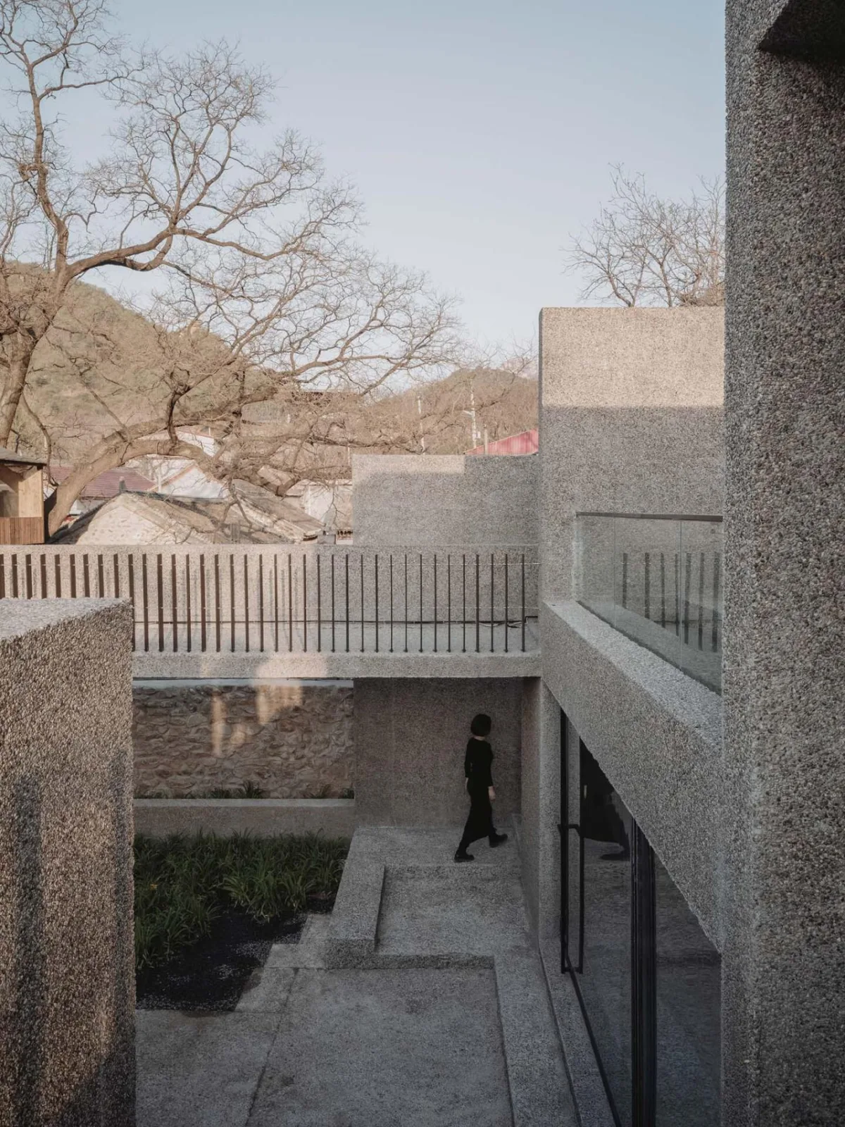 BIM Architecture | A Slow Courtyard in the Mountains: Bridge Under the Great Wall/Narrative Space Architecture Firm