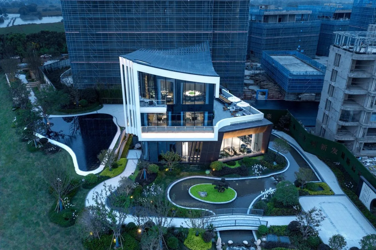 BIM Architecture | Yangtze River Delta Science and Technology Dahuangxin Research Institute: Creating a Jiangnan Water Town style Characteristic Industrial Park/Sanyi Architecture at the 'Origin' of the Yangtze River Delta