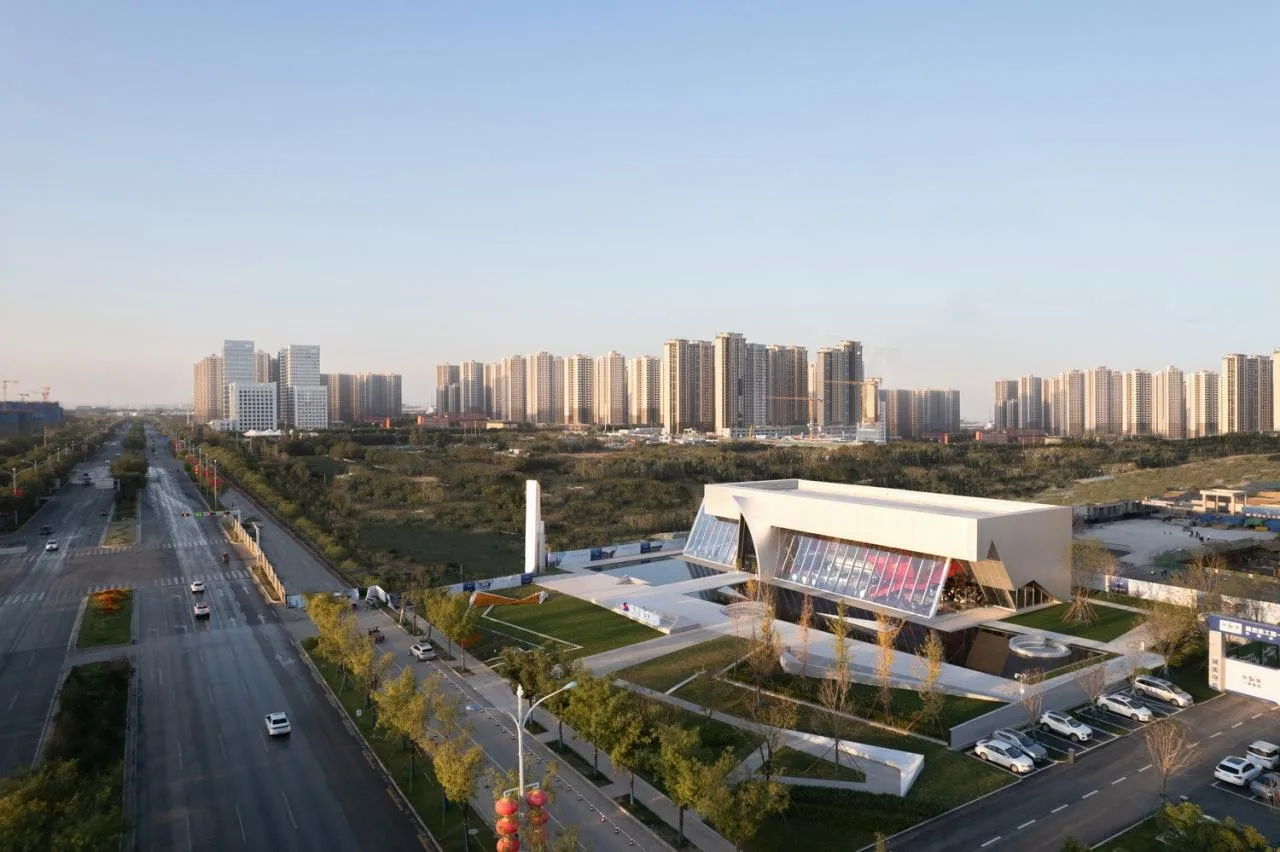 BIM Architecture | Chongwen Langyue Exhibition Center in Jinghe New City, Xi'an/AOE Construction Team