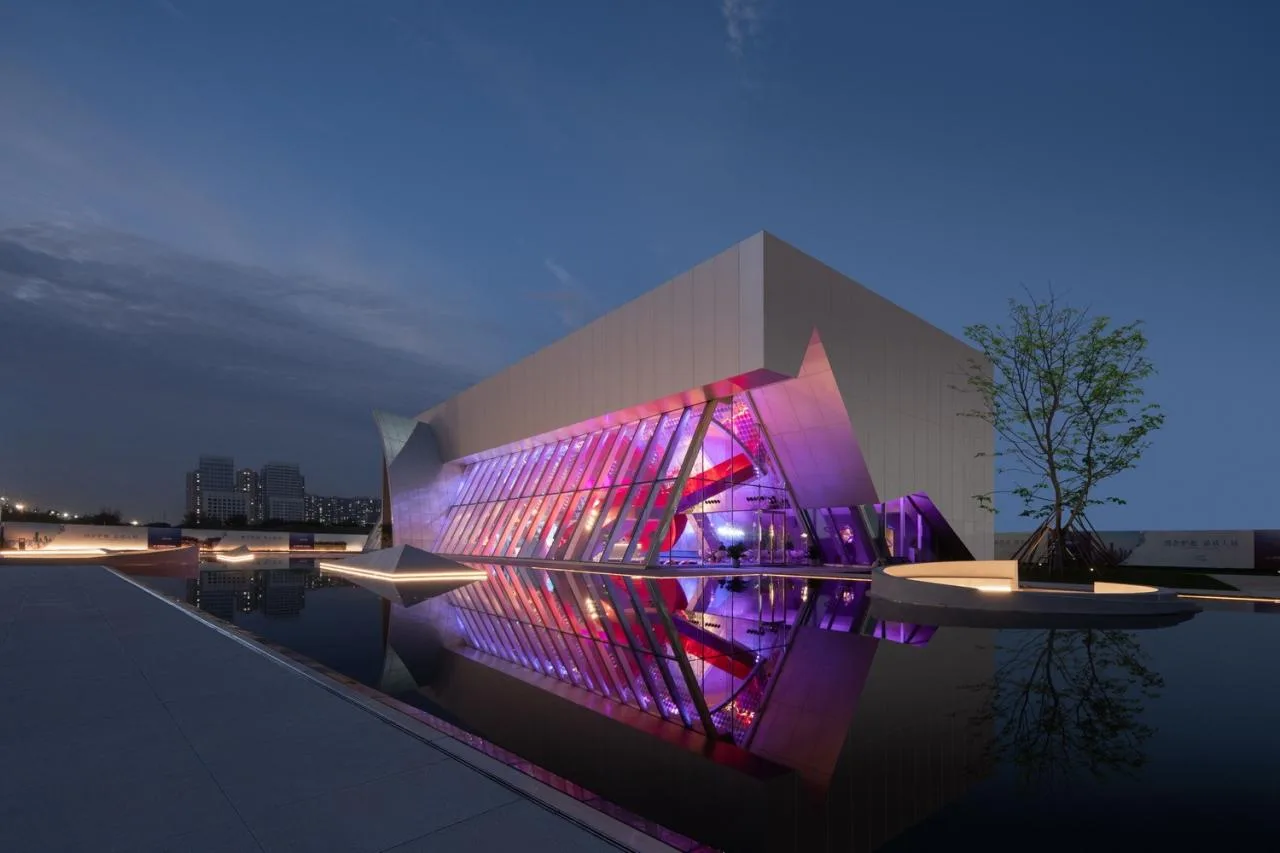BIM Architecture | Chongwen Langyue Exhibition Center in Jinghe New City, Xi'an/AOE Construction Team