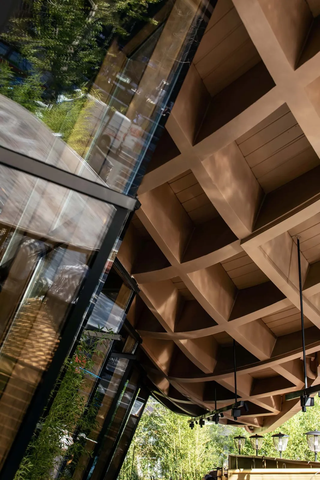 BIM Architecture | Jiaozi Avenue Wooden Roof Restaurant/Zhiye Building