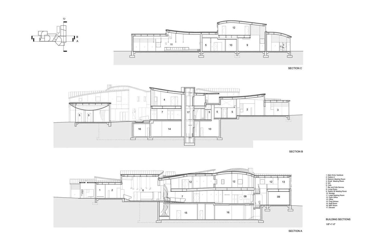 BIM Architecture | Rubinstein Public Activity Room at Princeton Institute for Advanced Study/Steven Hall Architects
