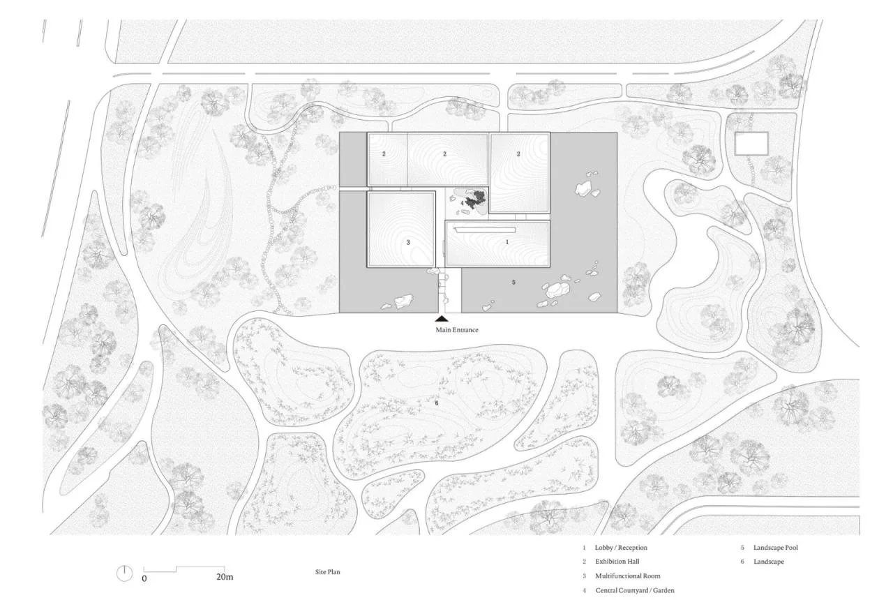 BIM Architecture | Zibo Overseas Chinese Town Art Center/Zhu Pei Architectural Design Firm
