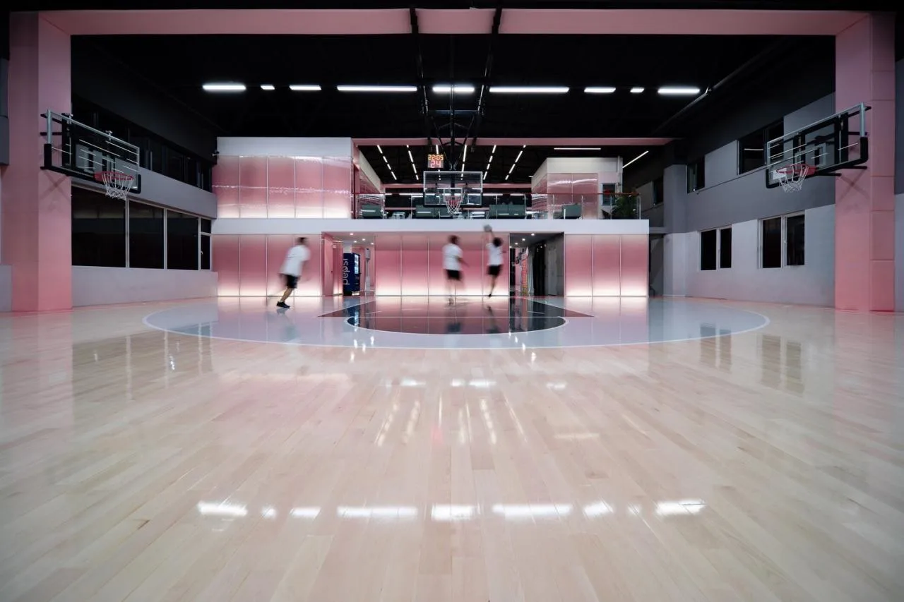 BIM Architecture | Girl's Heart Basketball Hall: Element Sports Basketball Hall Olive Tree Store, Kunming/Pingjie Design