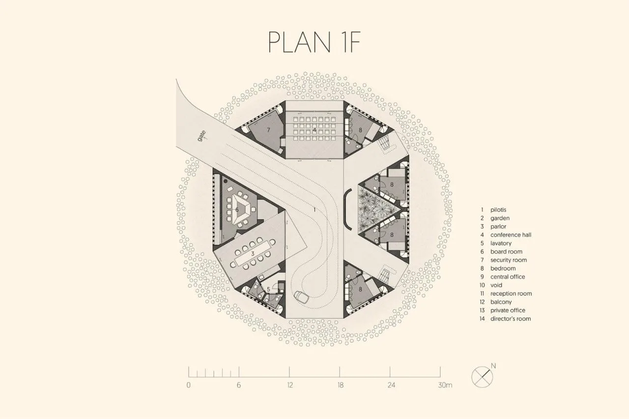 BIM Architecture | Hat House, Kaleidoscope Office and Residence/Inrestudio, Kosuke Nishijima