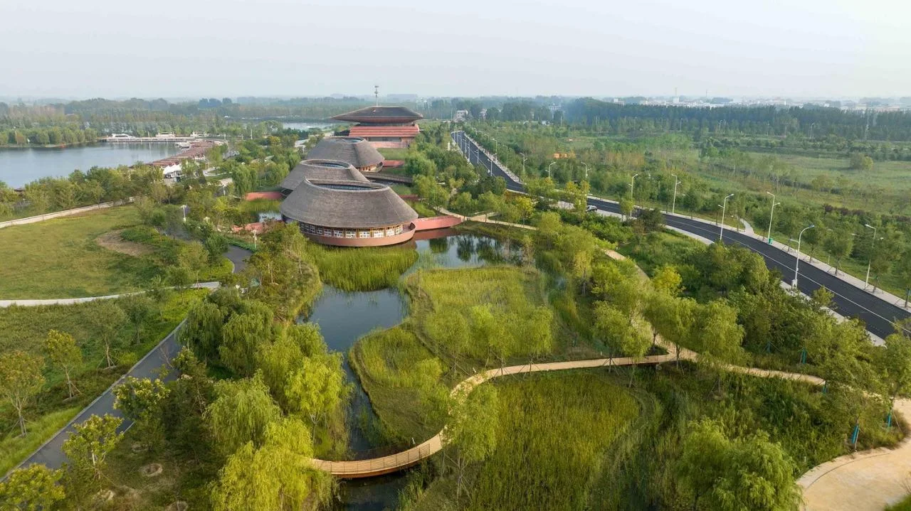 BIM Architecture | Xiong'an Baiyangdian Waterfront Park/TLS Landscape Design Firm