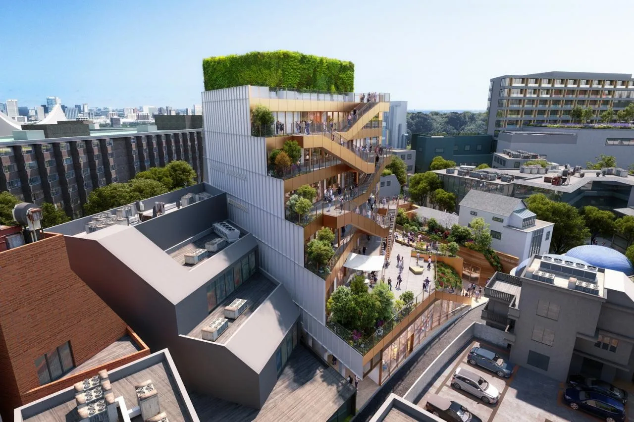 BIM Architecture | Two sided Architecture: Harajuku Quest/OMA, Harajuku, Tokyo