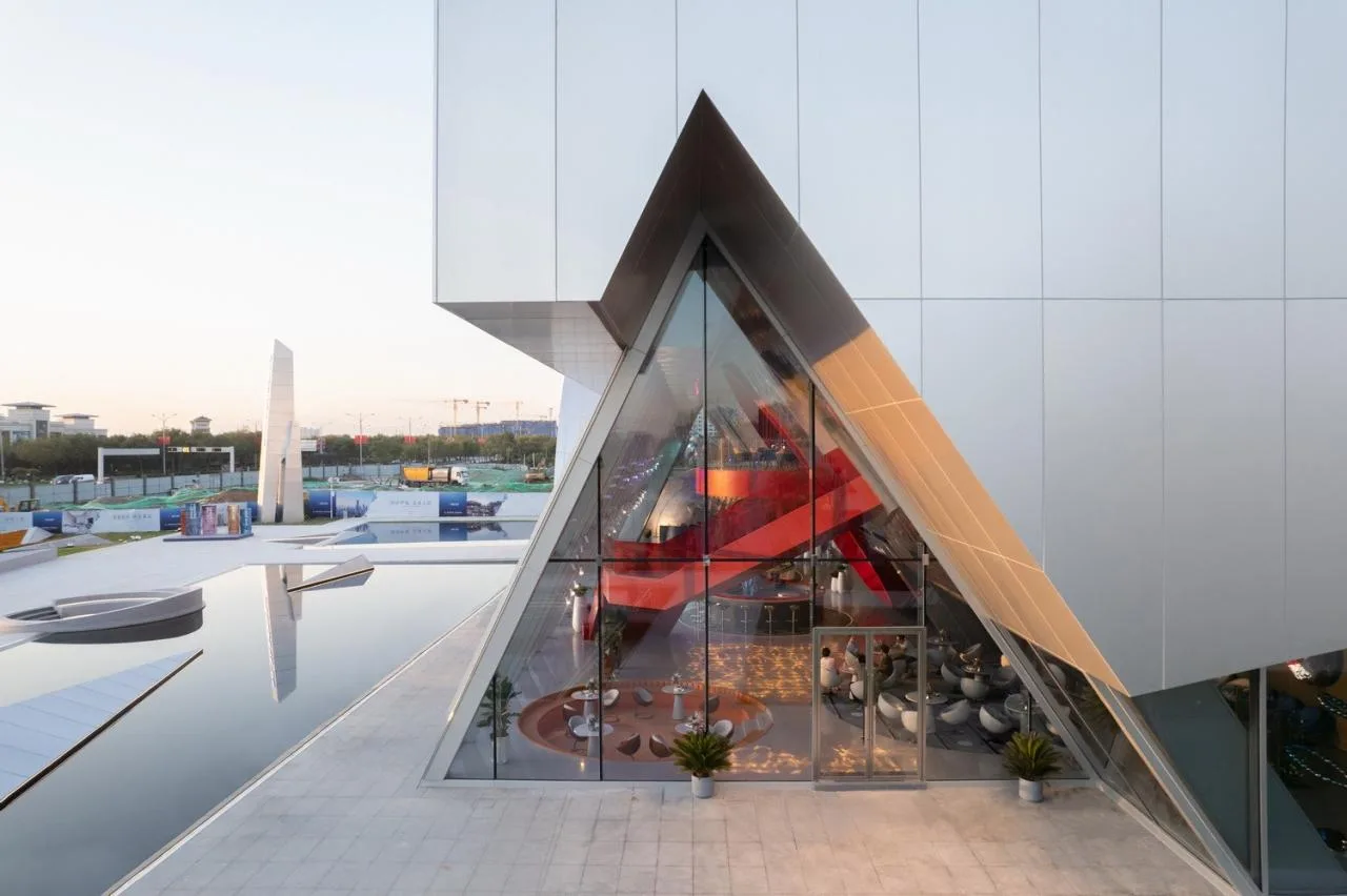 BIM Architecture | Chongwen Langyue Exhibition Center in Jinghe New City, Xi'an/AOE Construction Team