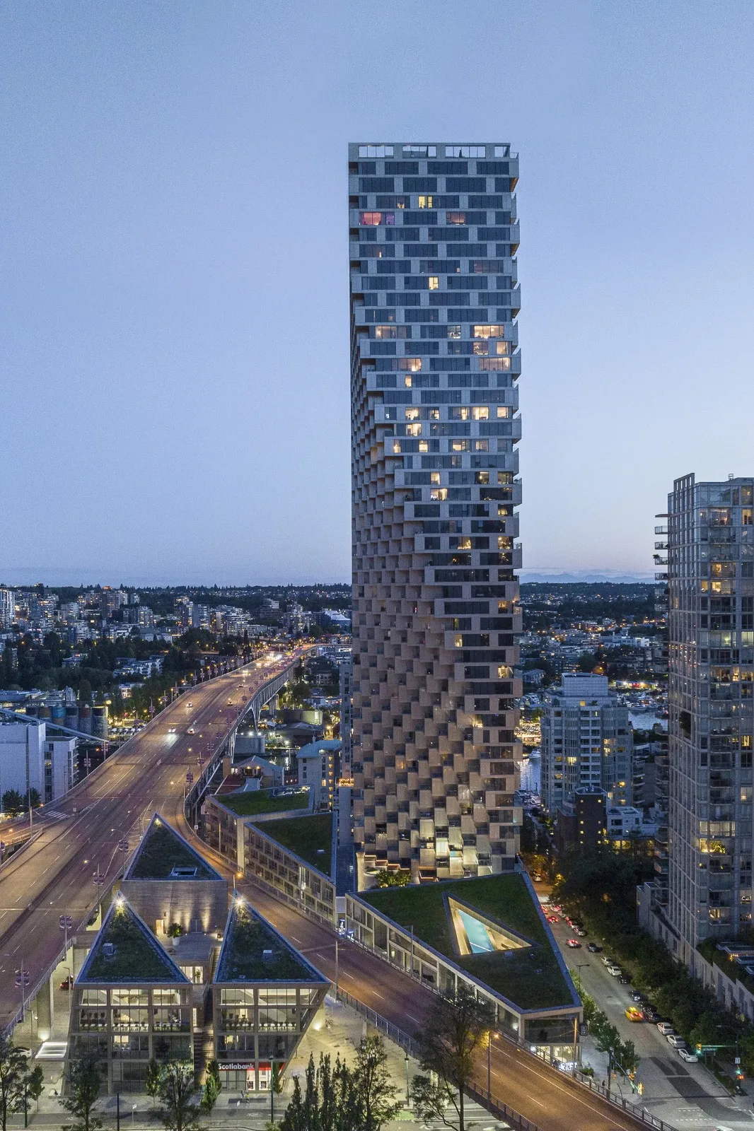 BIM Architecture | Two new works by BIG: Vancouver House and Thales Building, Gravity and weightlessness skyscraper