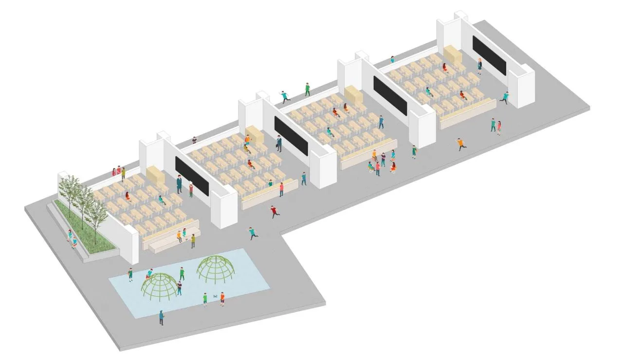 BIM Architecture | Shenzhen Futian Xinsha Primary School/Building 11