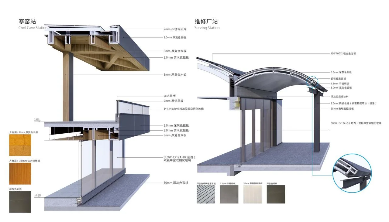 BIM Architecture | Qujiang Tourism Light Rail Station Renovation and Upgrading/Shanghai Bingren Architectural Firm