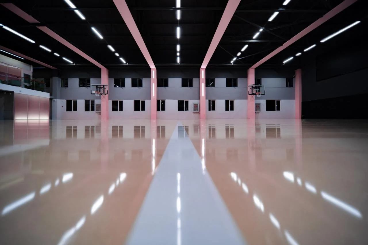 BIM Architecture | Girl's Heart Basketball Hall: Element Sports Basketball Hall Olive Tree Store, Kunming/Pingjie Design